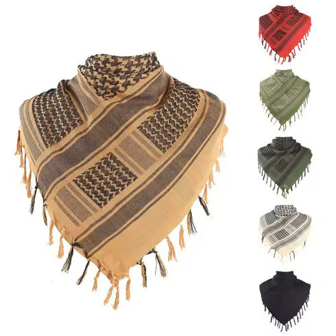 Palestinian keffiyeh scarf, also called kaffiyeh, showcasing classic authentic palestine patterns, symbolizing palestinian cultural heritage and resistance arab headscarf for men and women